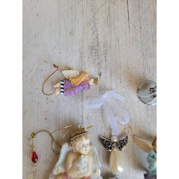 Variety angel cherub bell heart kitten ornament Xmas - Picture 6 of 8